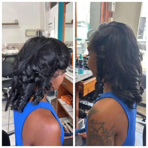 Brushing bouclé au Port 974., Port, FANTASIA HAIR BEAUTY