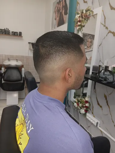 Dégradé homme à blanc, Le Port, FANTASIA HAIR BEAUTY