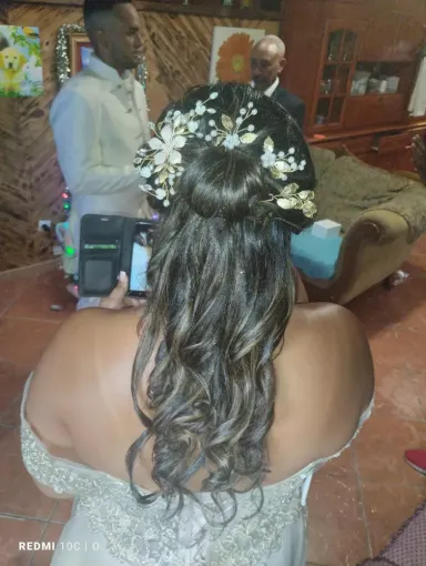 Coiffure de mariage au Port 974, Le Port, FANTASIA HAIR BEAUTY