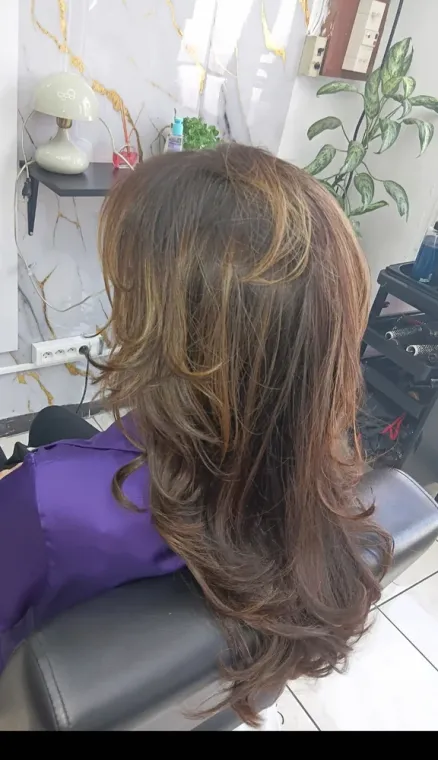 Réalisation coupe brushing wavy sur cheveux long le port 974, Le Port, FANTASIA HAIR BEAUTY