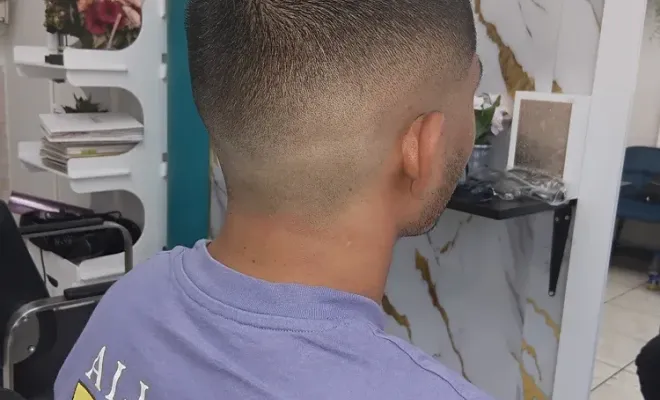 Dégradé homme à blanc, Le Port, FANTASIA HAIR BEAUTY