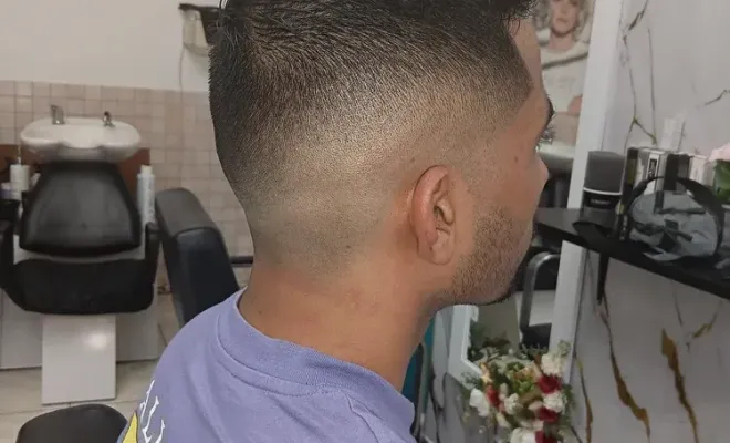 Dégradé homme à blanc, Le Port, FANTASIA HAIR BEAUTY