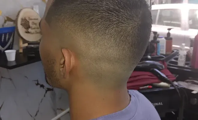 Dégradé homme à blanc, Le Port, FANTASIA HAIR BEAUTY